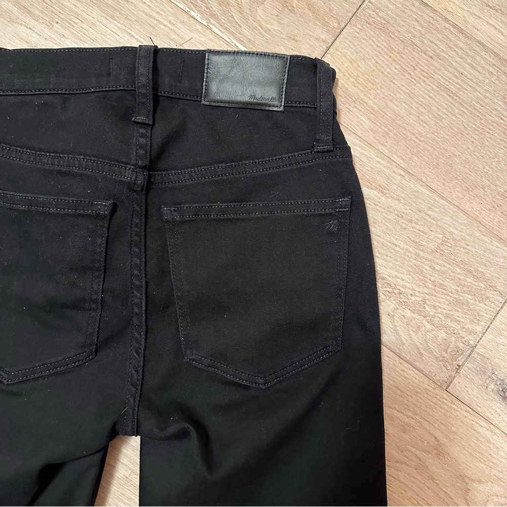 Madewell Petite Cali Demi-Boot Jeans in Black